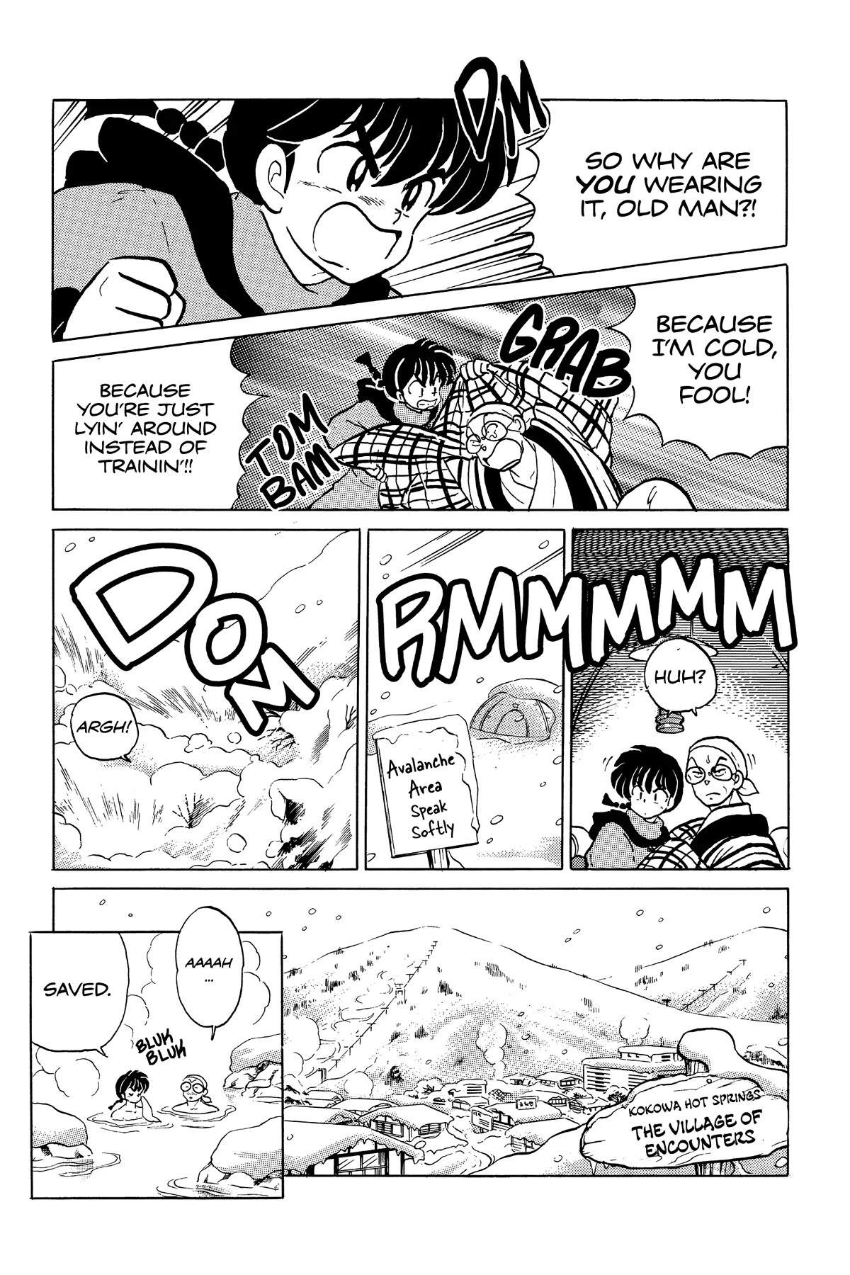 Ranma 1/2 Chapter 353 page 3 - Chapter 353: Saotome Family (Onsen) Vacation