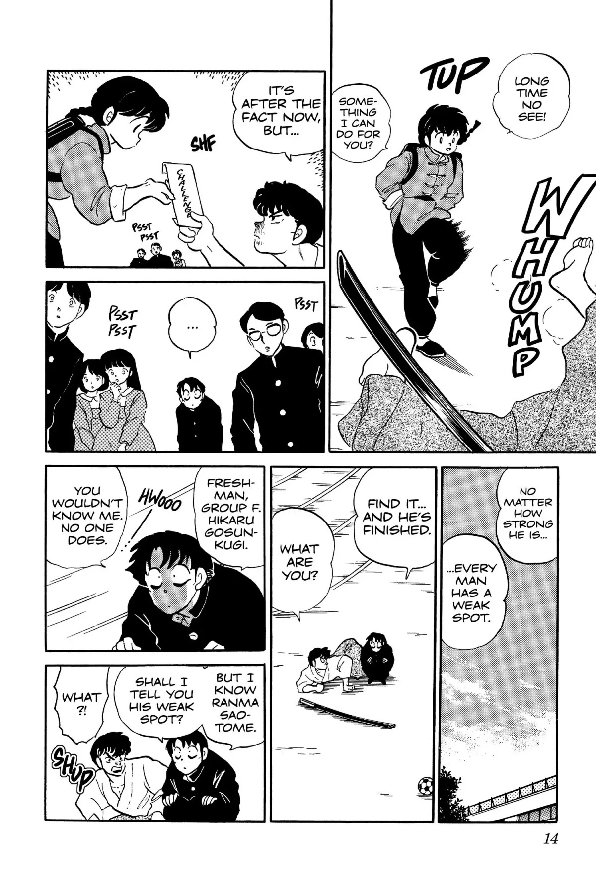 Ranma 1/2 Chapter 37 page 14 - Chapter 37: Looking for a Weak Spot