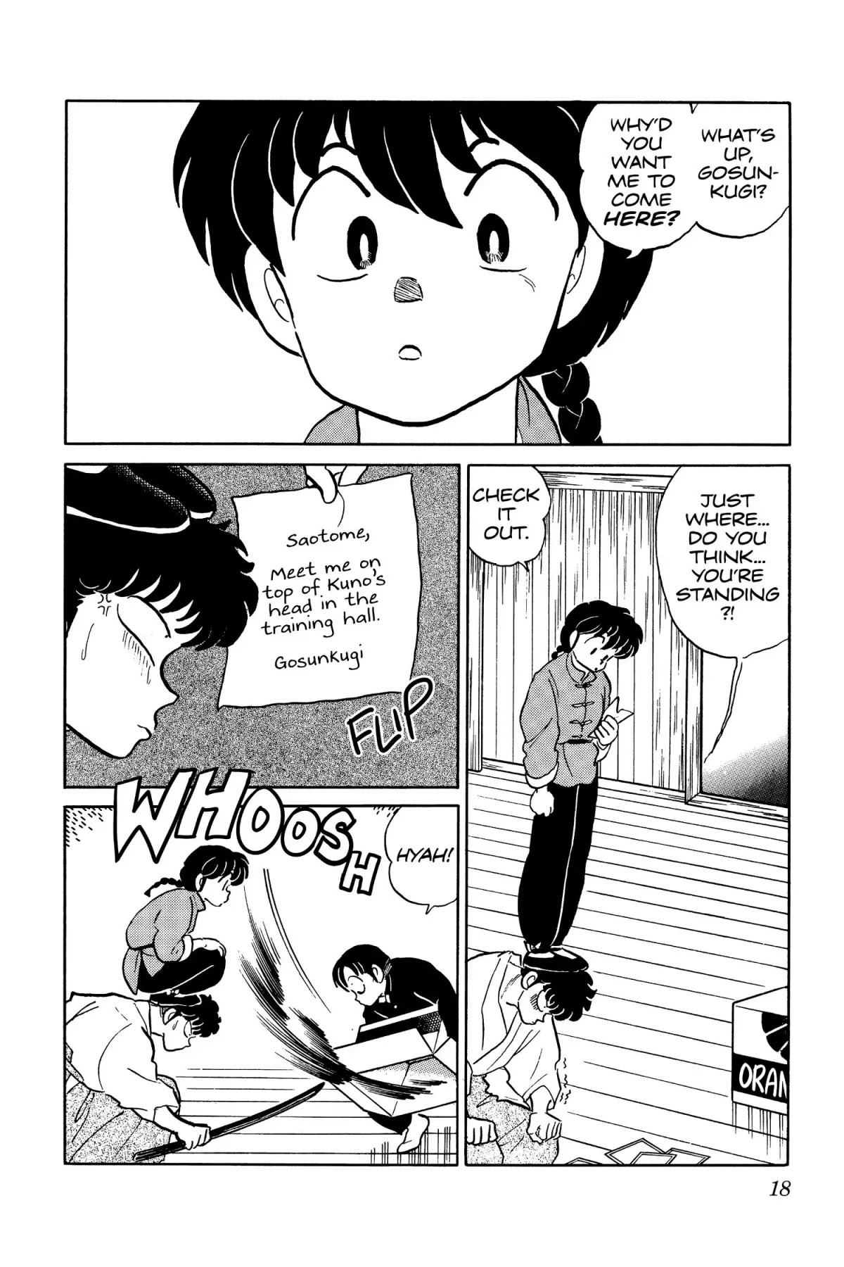 Ranma 1/2 Chapter 37 page 18 - Chapter 37: Looking for a Weak Spot