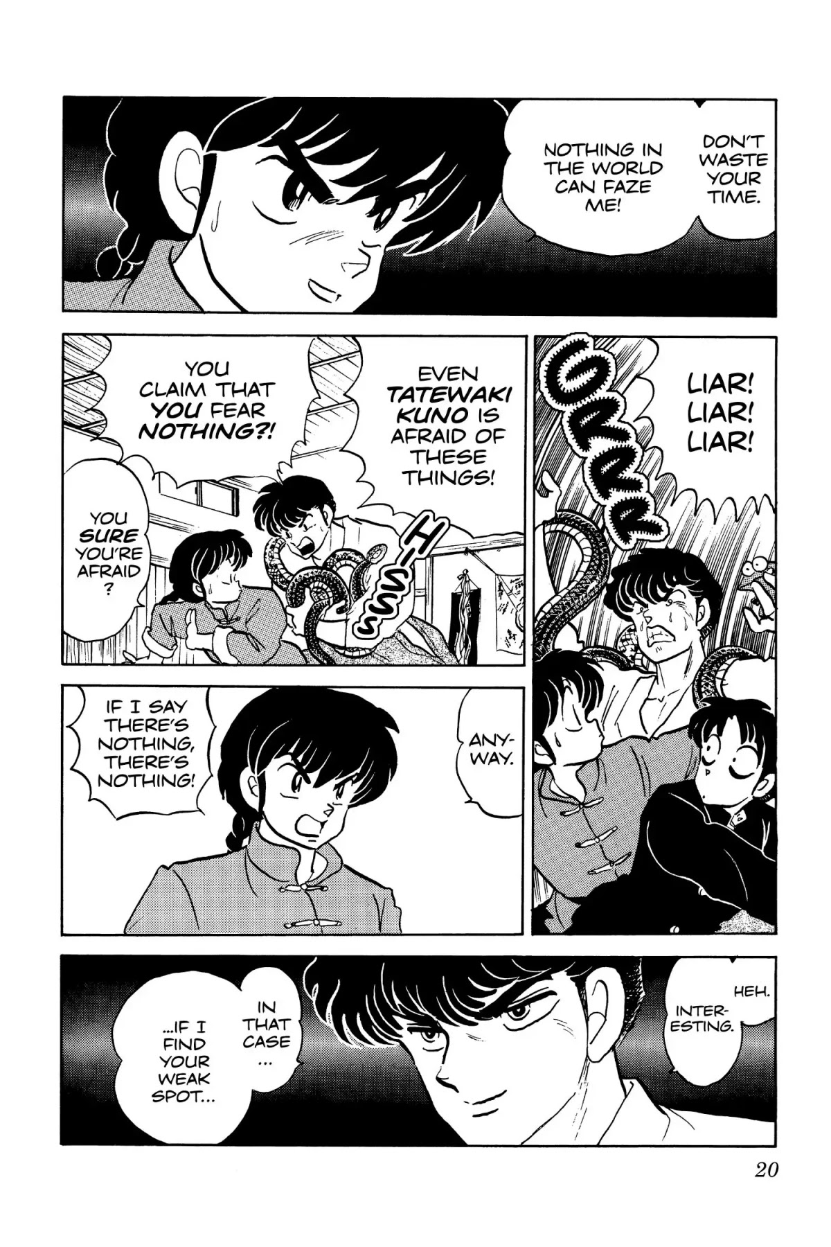 Ranma 1/2 Chapter 37 page 20 - Chapter 37: Looking for a Weak Spot