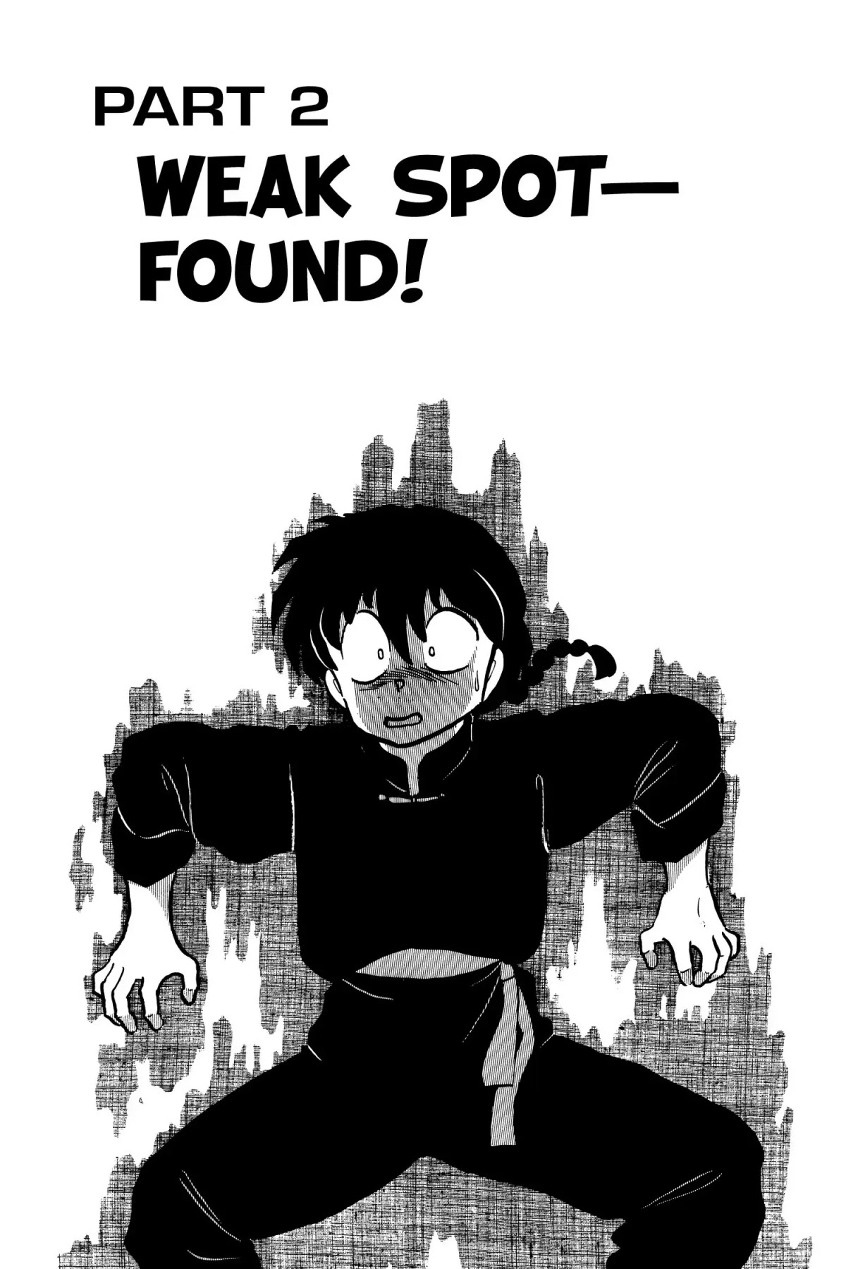Ranma 1/2 Chapter 38 page 1 - Chapter 38: Weak Spot - Found!