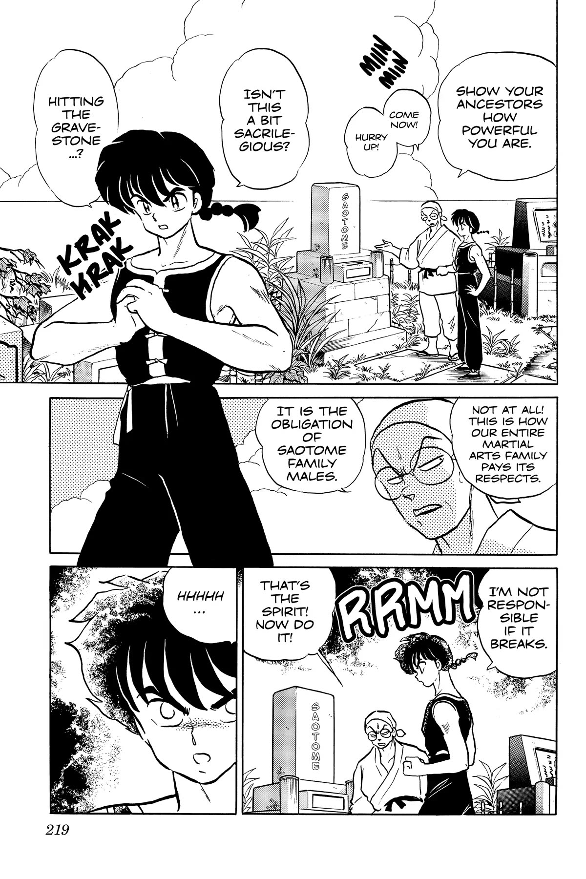 Ranma 1/2 Chapter 380 page 3 - Chapter 380: A Visit to the Family Grave