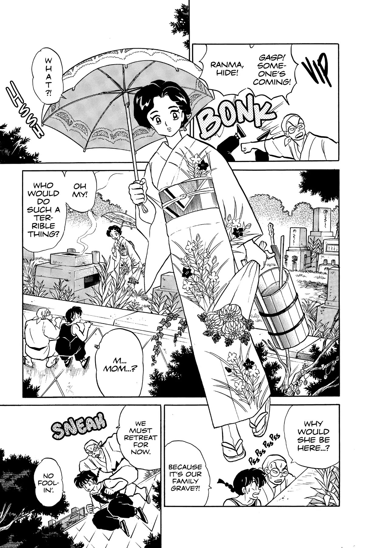 Ranma 1/2 Chapter 380 page 5 - Chapter 380: A Visit to the Family Grave
