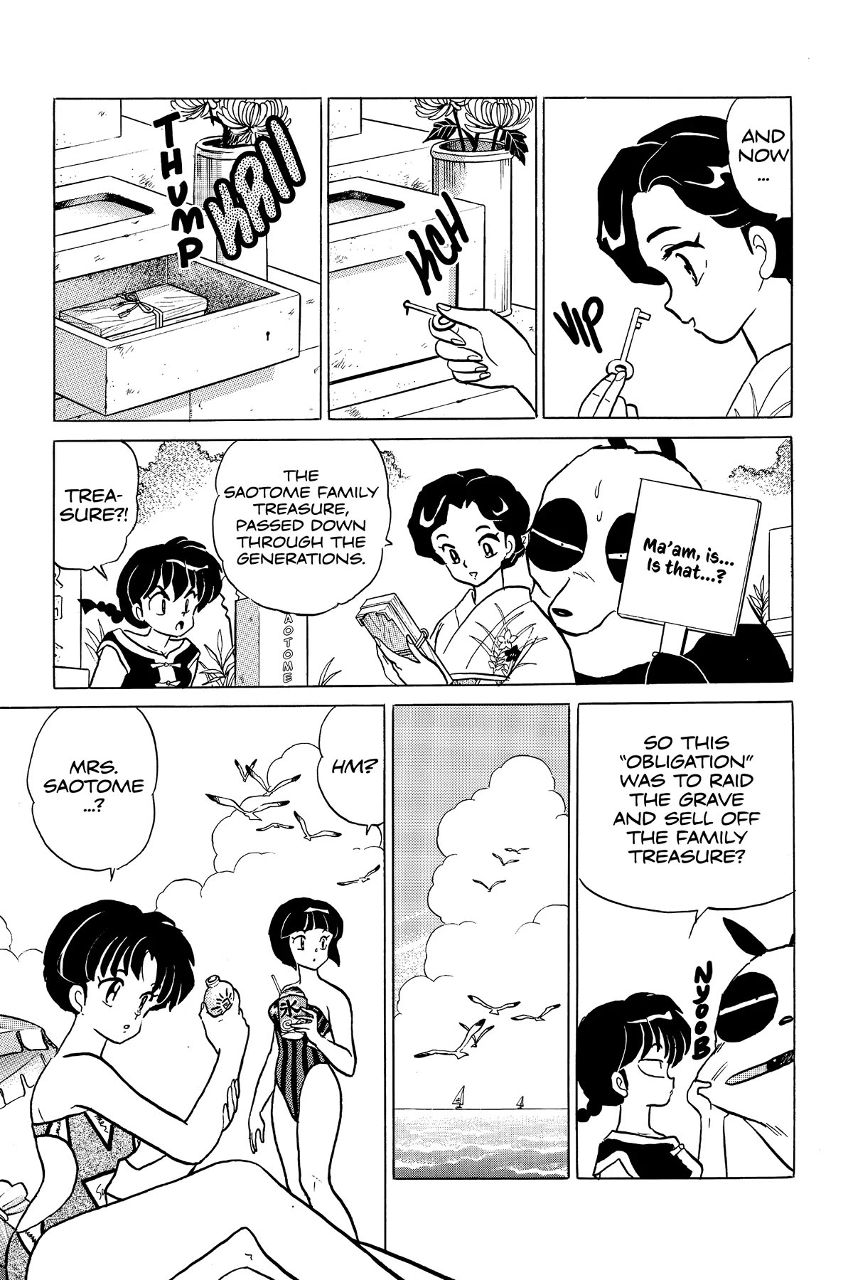 Ranma 1/2 Chapter 380 page 7 - Chapter 380: A Visit to the Family Grave