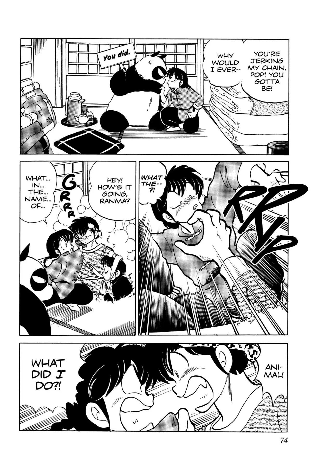 Ranma 1/2 Chapter 41 page 4 - Chapter 41: You'd Have Kissed Anybody?