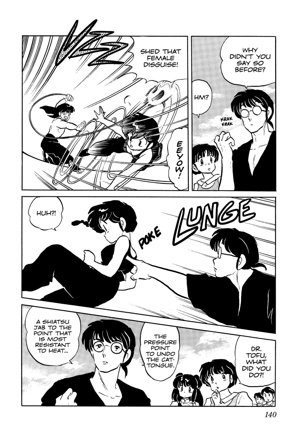 Ranma 1/2 Chapter 45 page 6 - Chapter 45: Cat's Tongue Got You?