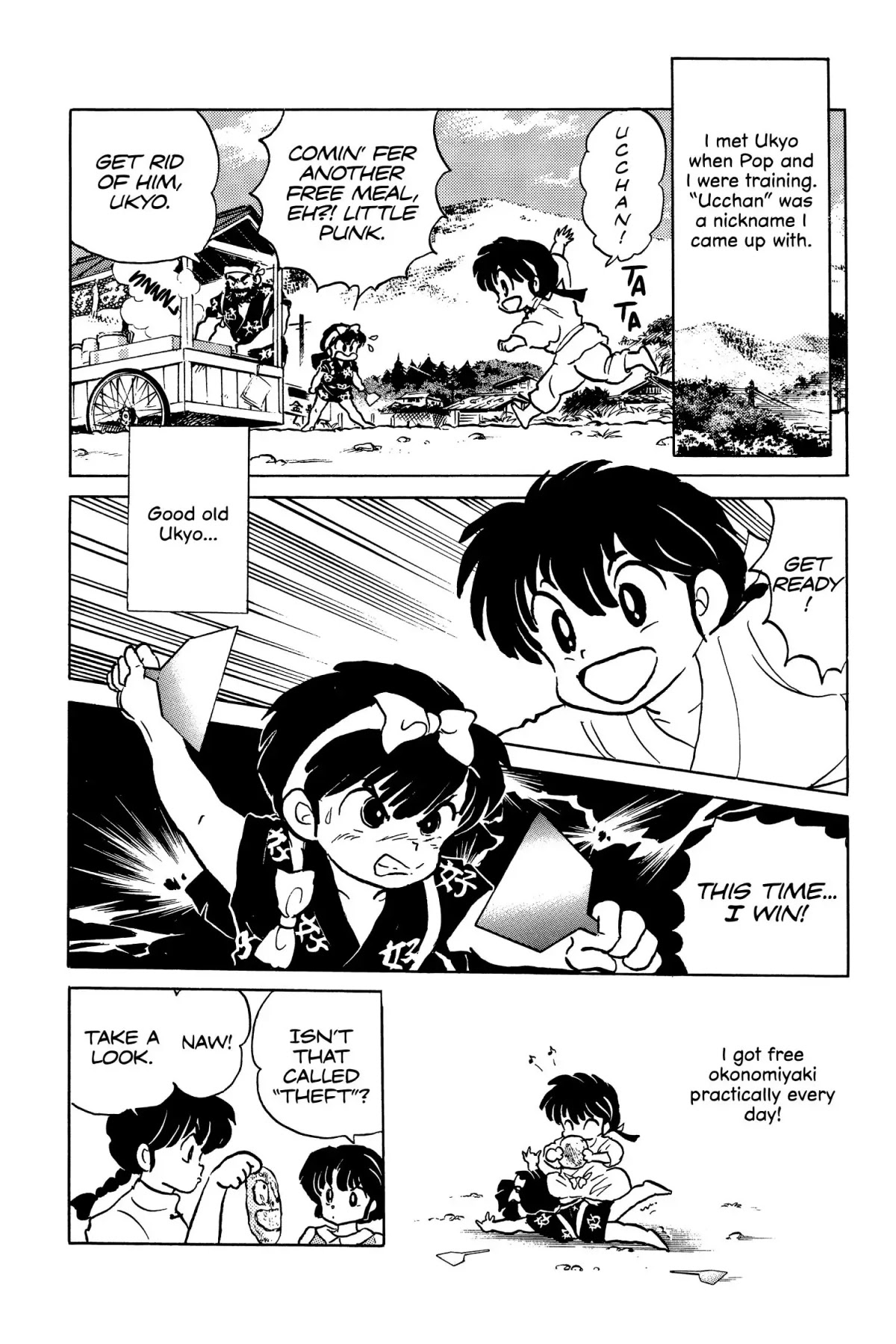 Ranma 1/2 Chapter 85 page 12 - Chapter 85: "Okonomiyaki" Means "I Love You"
