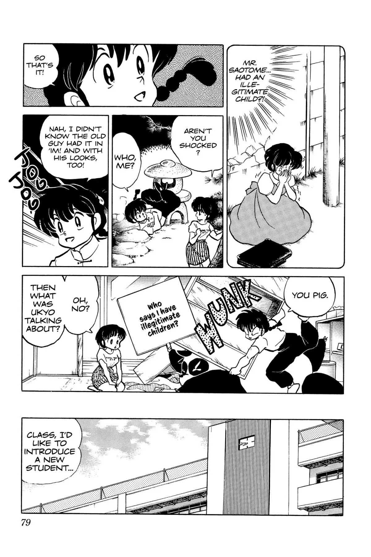 Ranma 1/2 Chapter 85 page 9 - Chapter 85: "Okonomiyaki" Means "I Love You"