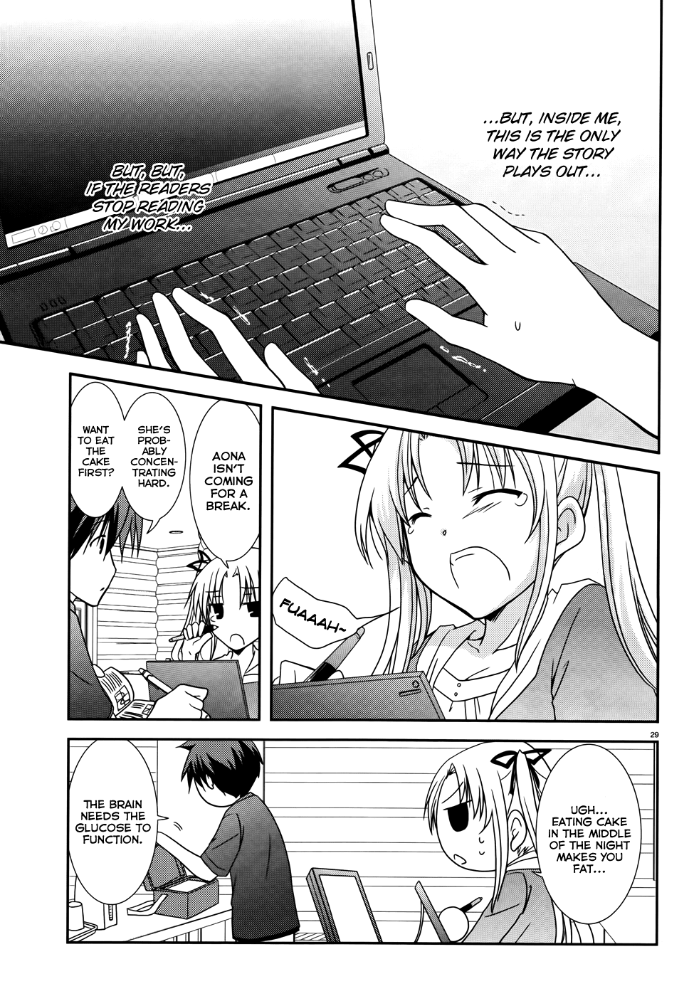 Ranobe no Hen! Chapter 10.2 page 29 - Chapter 10 v2 : "Ocean and Blue"