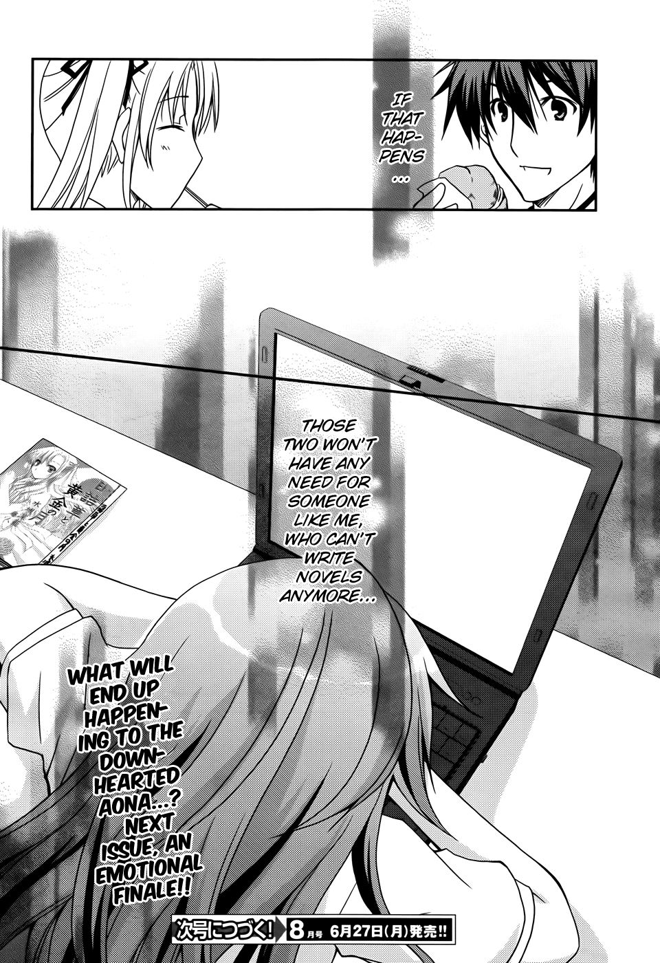 Ranobe no Hen! Chapter 10.2 page 30 - Chapter 10 v2 : "Ocean and Blue"