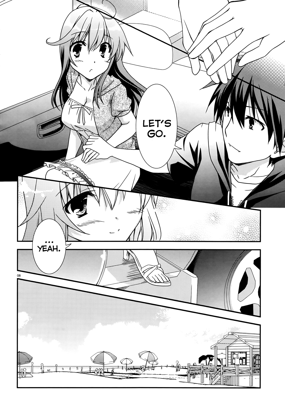 Ranobe no Hen! Chapter 10.2 page 8 - Chapter 10 v2 : "Ocean and Blue"