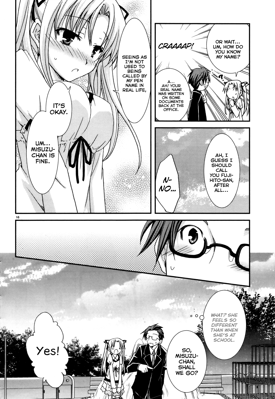 Ranobe no Hen! Chapter 2.2 page 16 - Chapter 2 v2 : The Beauty and the Transfer Student Clash