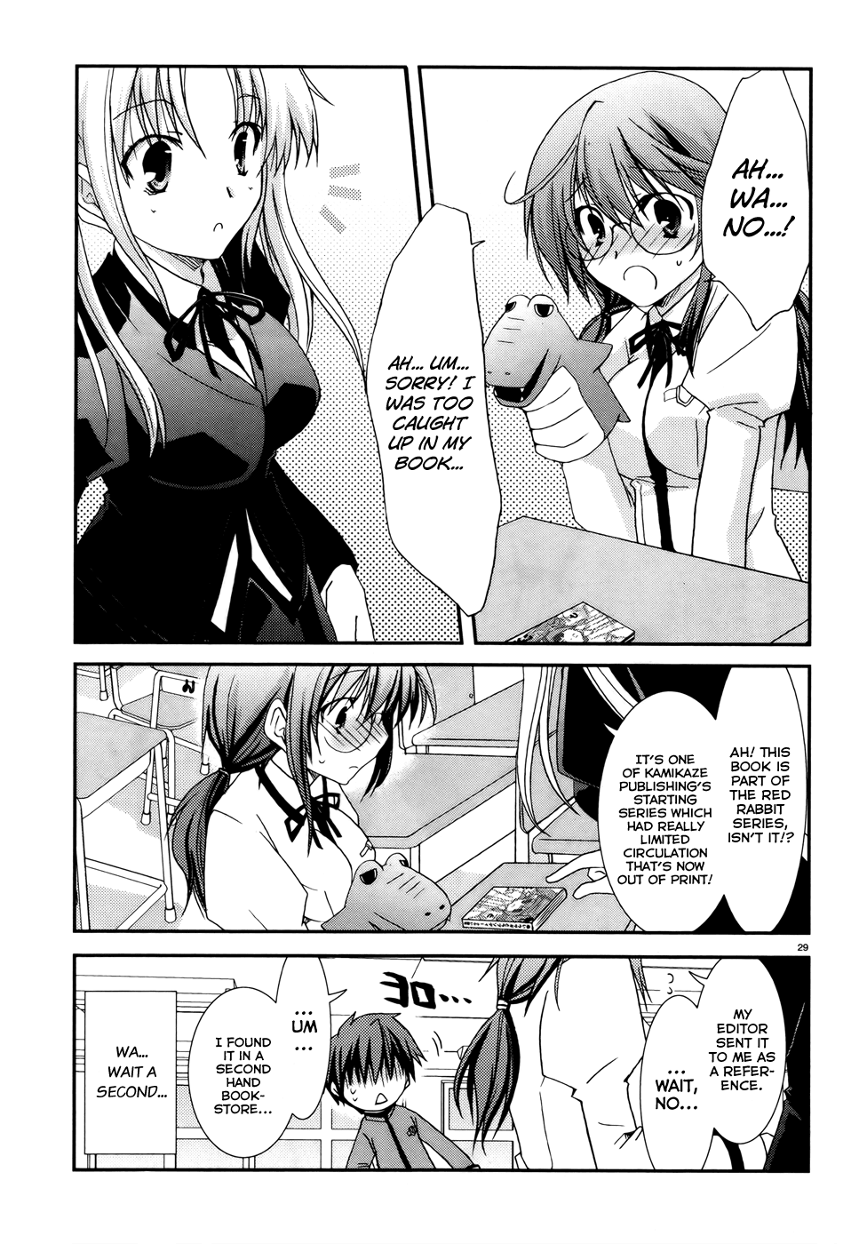 Ranobe no Hen! Chapter 2.2 page 29 - Chapter 2 v2 : The Beauty and the Transfer Student Clash