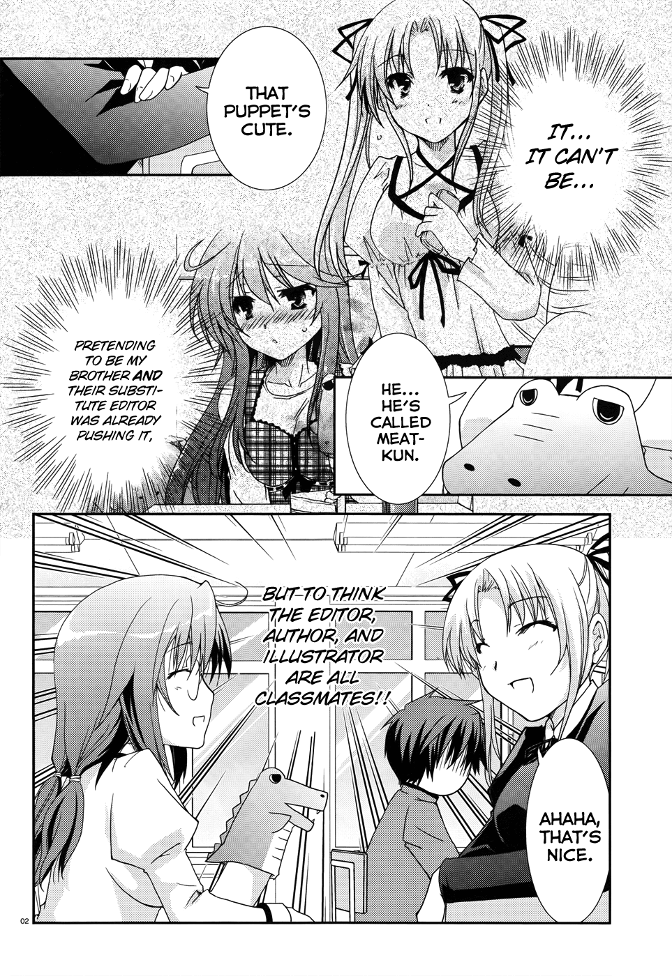 Ranobe no Hen! Chapter 3.2 page 2 - Chapter 3 v2 : The Crocodile and Rabbit Showdown
