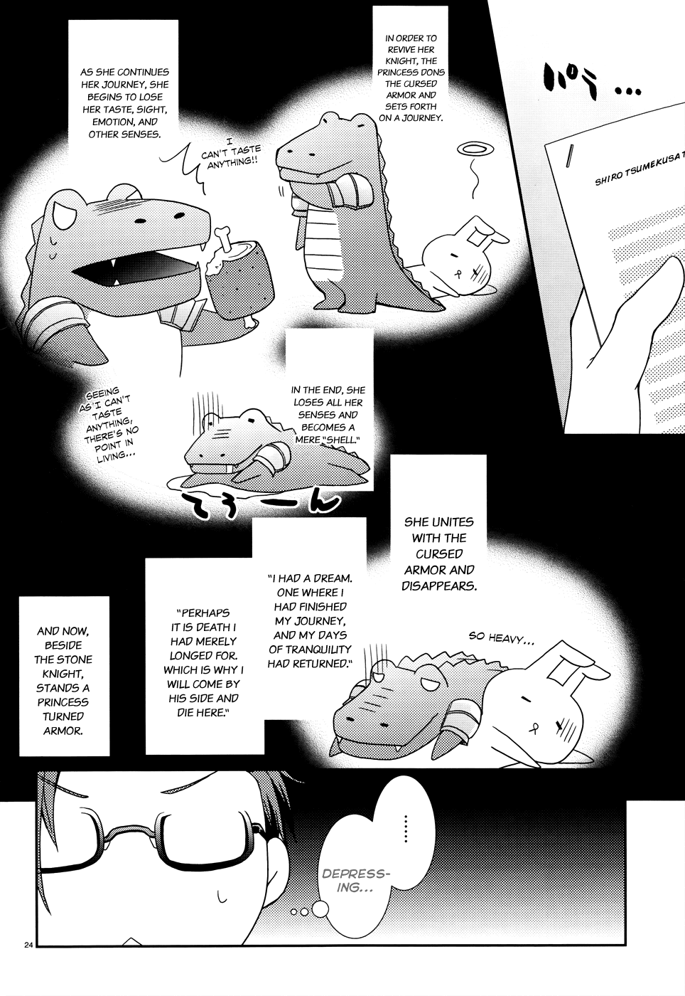 Ranobe no Hen! Chapter 3.2 page 24 - Chapter 3 v2 : The Crocodile and Rabbit Showdown