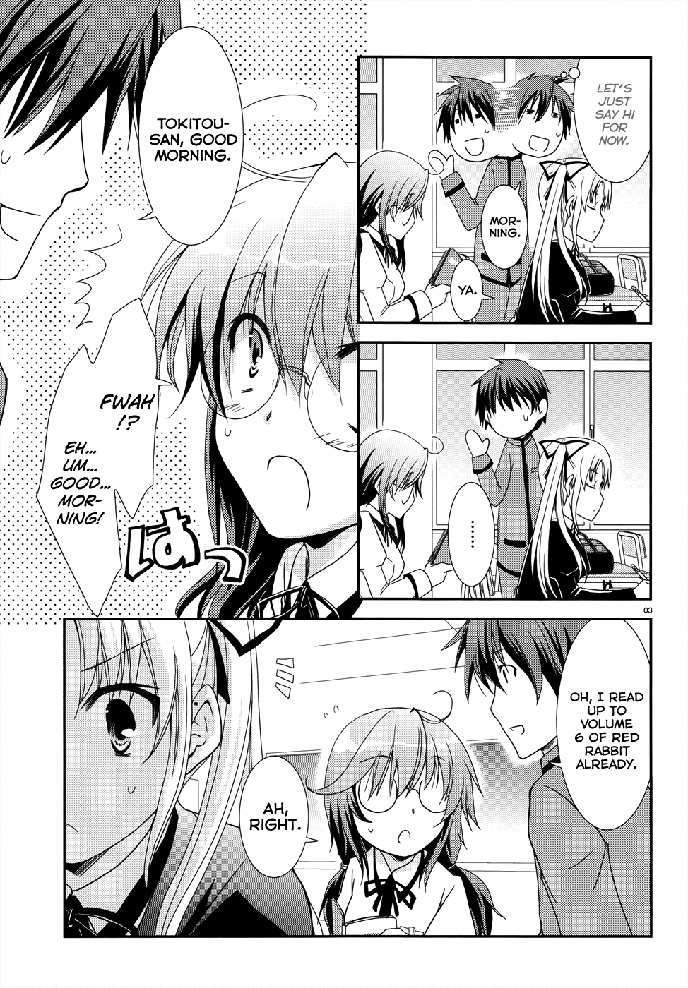 Ranobe no Hen! Chapter 4.2 page 3 - Chapter 4 v2 : A Downpour to Moisten the Soft, Fair Skin