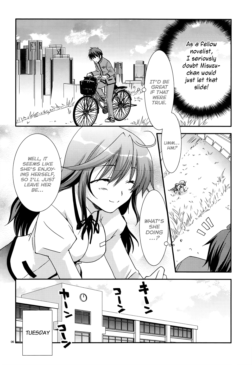 Ranobe no Hen! Chapter 4.2 page 6 - Chapter 4 v2 : A Downpour to Moisten the Soft, Fair Skin