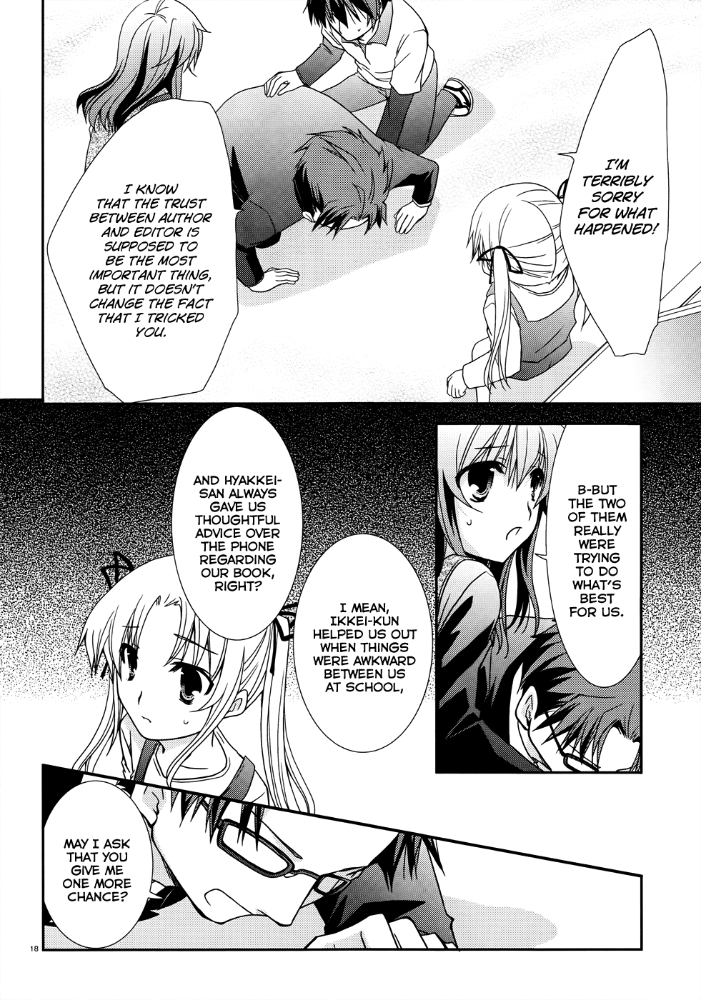 Ranobe no Hen! Chapter 6.2 page 17 - Chapter 6 v2 : A Relationship Between You, You and Me