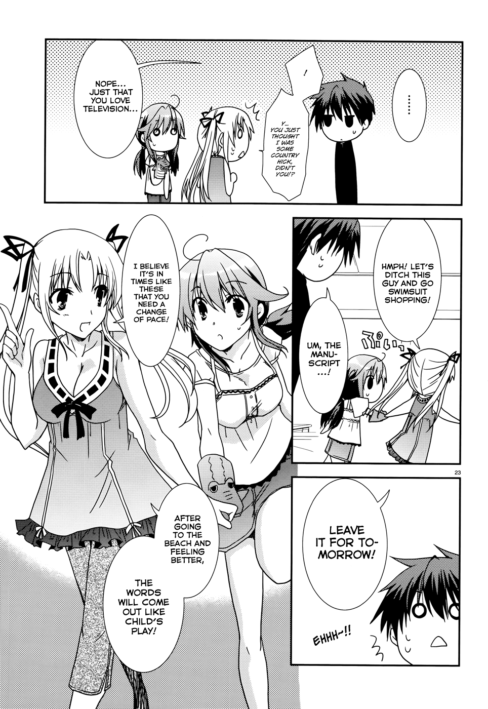 Ranobe no Hen! Chapter 9.2 page 23 - Chapter 9 v2 : After School Light Novel-Meister