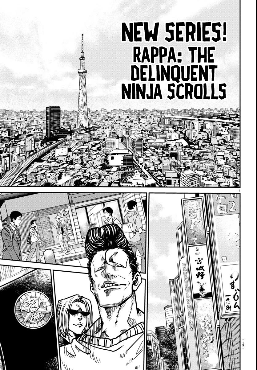 Rappa: The Delinquent Ninja Scrolls Chapter 1 page 3 - Chapter 1: You're a Ninja, Ain'tcha?