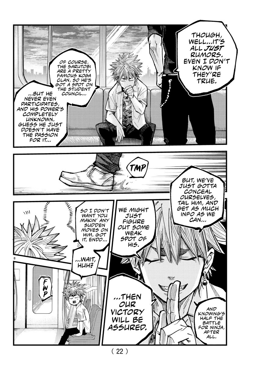 Rappa: The Delinquent Ninja Scrolls Chapter 10 page 8 - Chapter 10: Giant-Killing