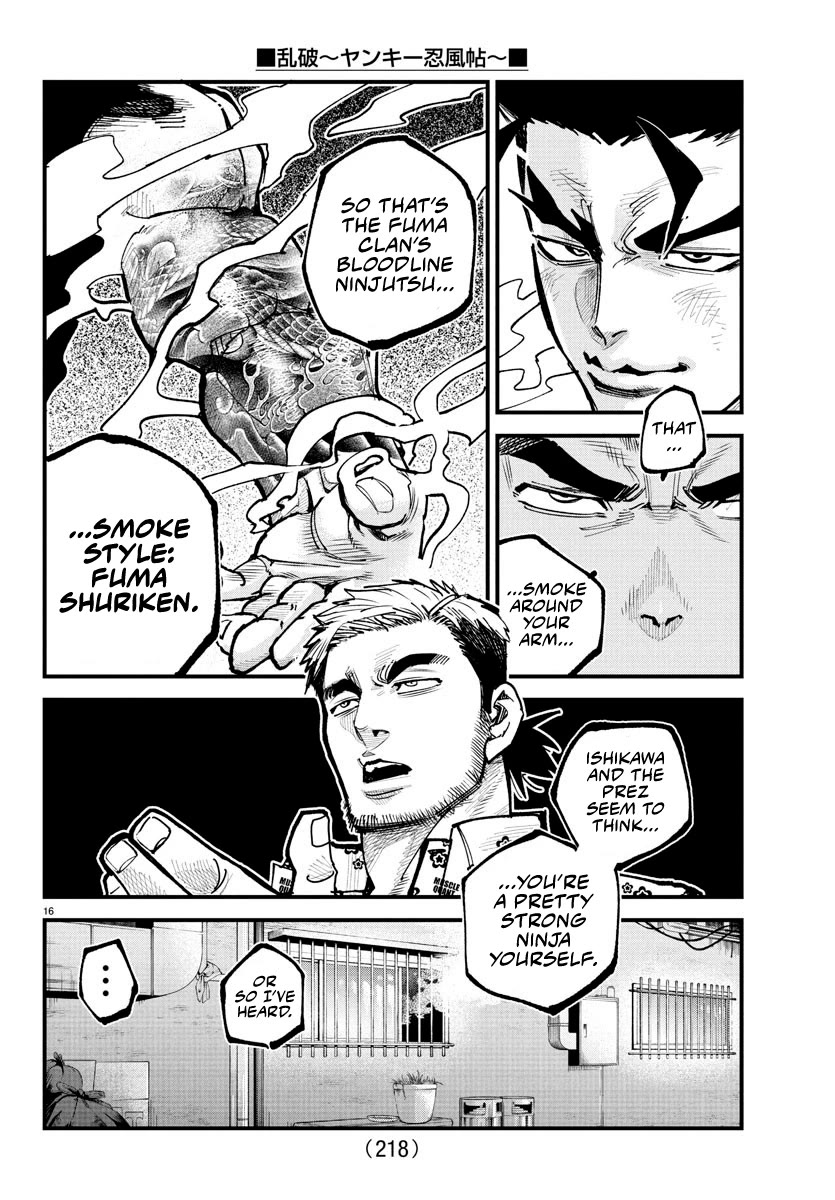 Rappa: The Delinquent Ninja Scrolls Chapter 15 page 13 - Chapter 15: The Student Council Koga Faction