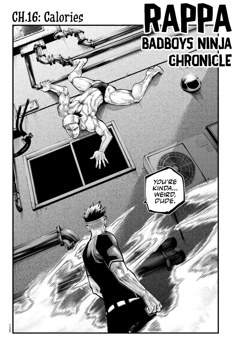 Rappa: The Delinquent Ninja Scrolls Chapter 16 page 2 - Chapter 16: Calories