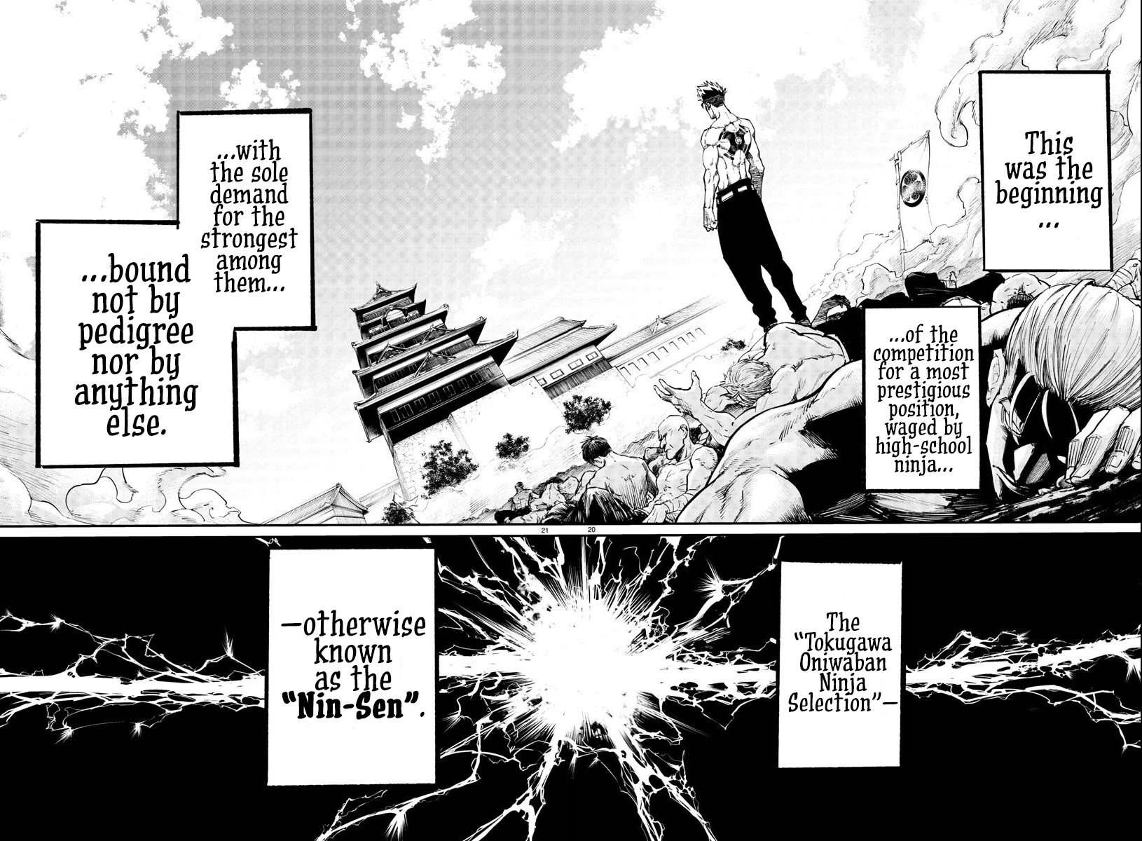 Rappa: The Delinquent Ninja Scrolls Chapter 2 page 18 - Chapter 2: The Nin-Sen