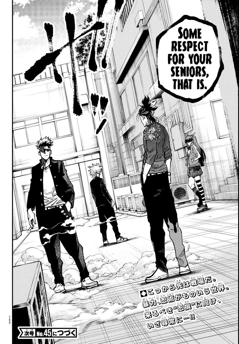 Rappa: The Delinquent Ninja Scrolls Chapter 2 page 46 - Chapter 2: The Nin-Sen