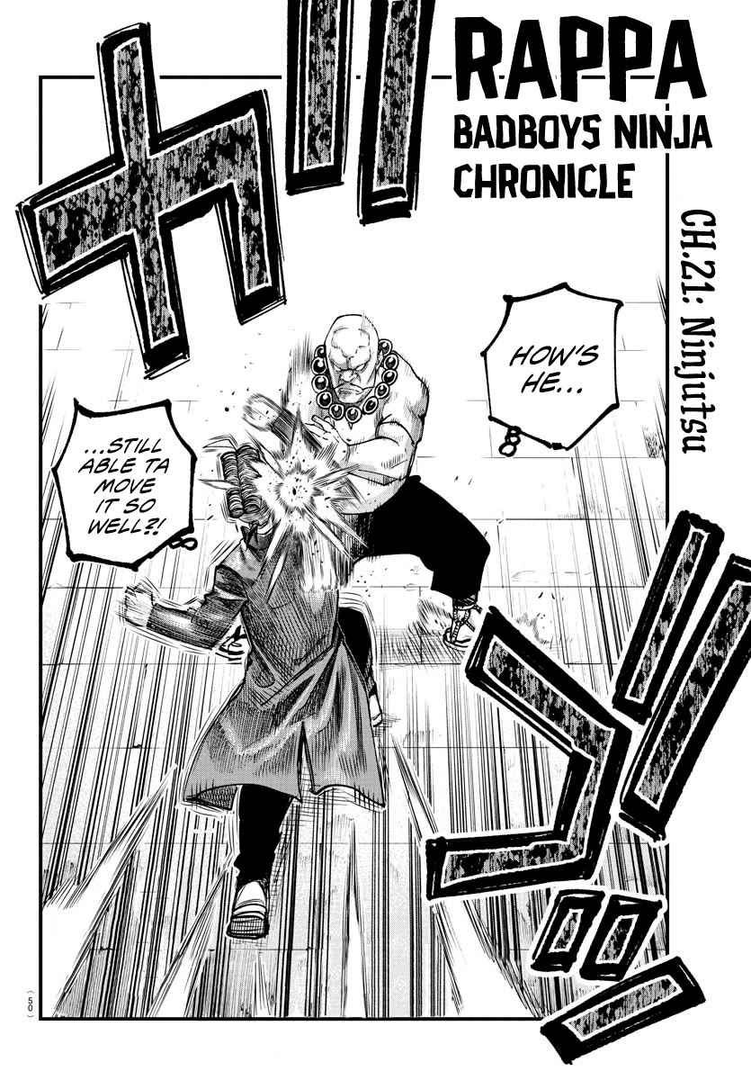 Rappa: The Delinquent Ninja Scrolls Chapter 21 page 2 - Chapter 21: Ninjutsu