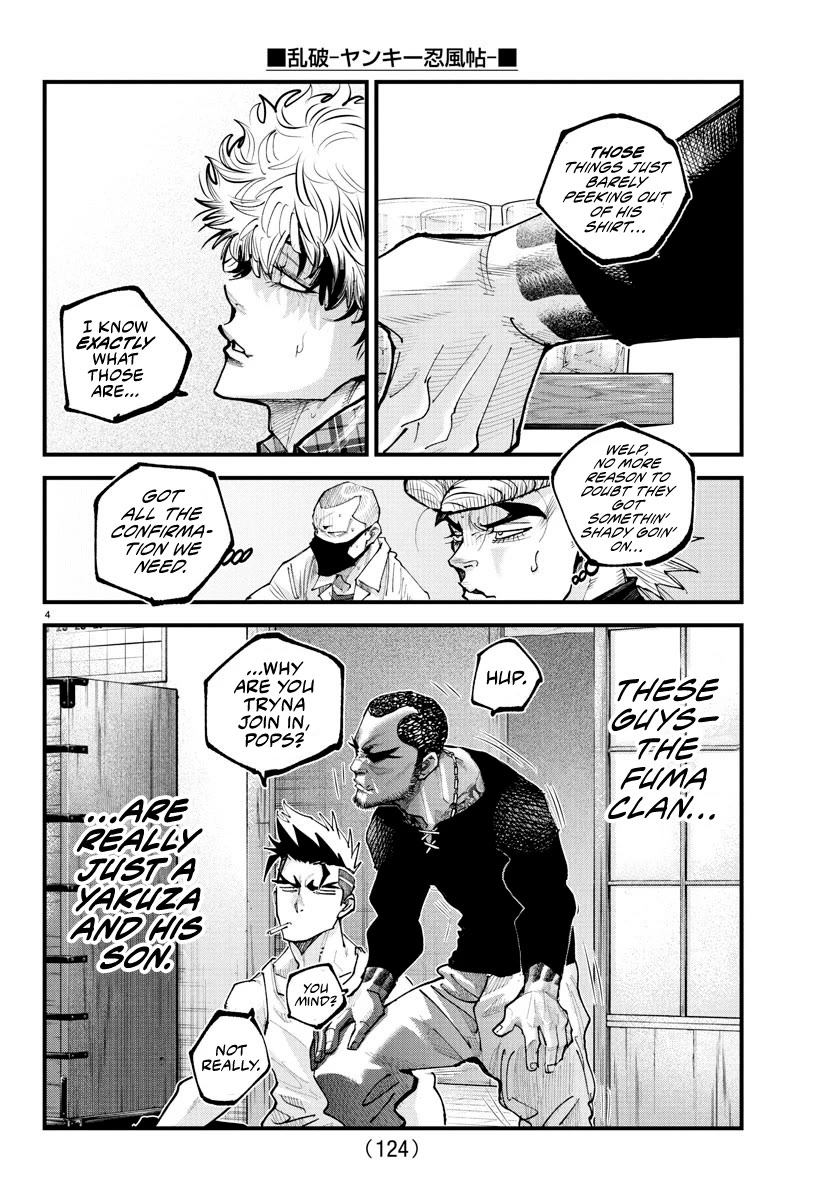 Rappa: The Delinquent Ninja Scrolls Chapter 25 page 4 - Chapter 25: The Tiger's Tail
