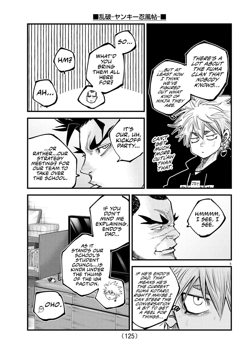 Rappa: The Delinquent Ninja Scrolls Chapter 25 page 5 - Chapter 25: The Tiger's Tail