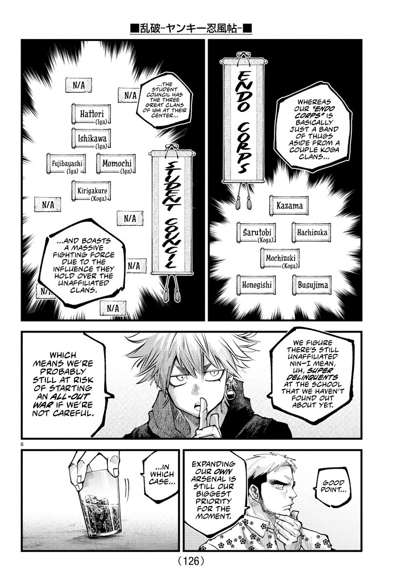 Rappa: The Delinquent Ninja Scrolls Chapter 25 page 6 - Chapter 25: The Tiger's Tail