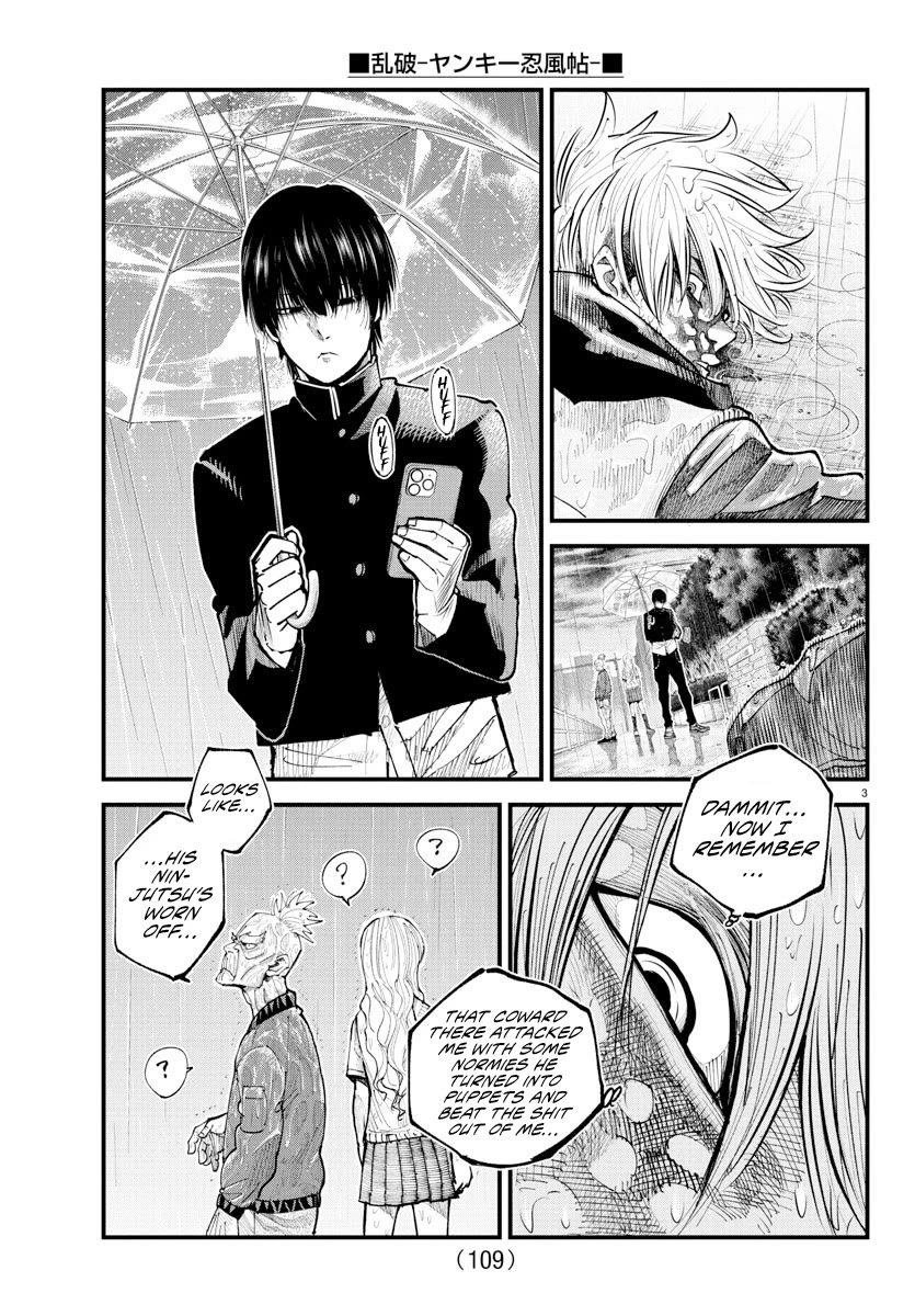 Rappa: The Delinquent Ninja Scrolls Chapter 32 page 4 - Chapter 32: Pouring Rain