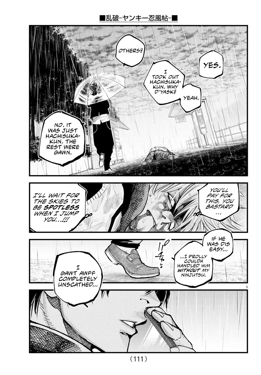 Rappa: The Delinquent Ninja Scrolls Chapter 32 page 6 - Chapter 32: Pouring Rain
