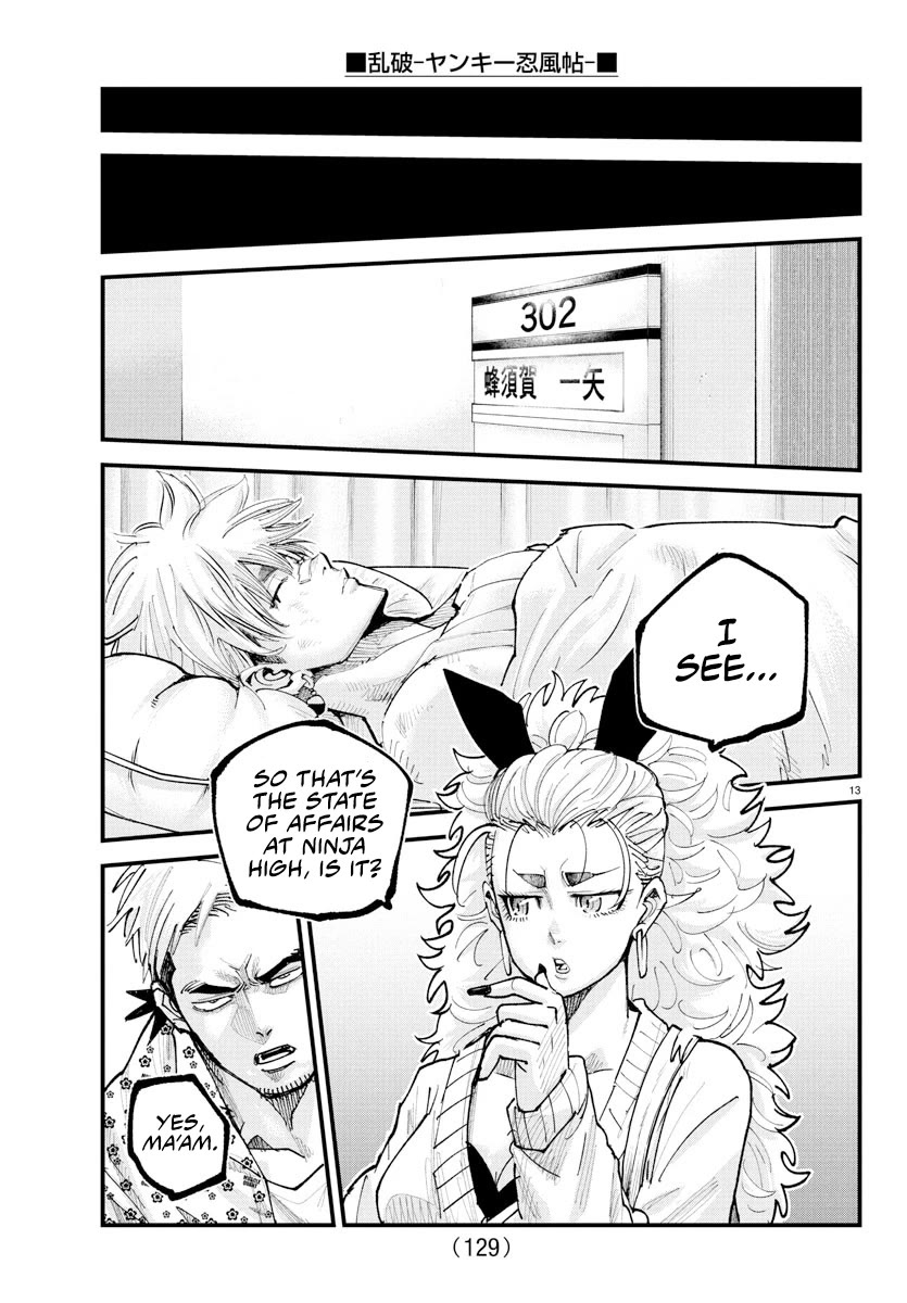 Rappa: The Delinquent Ninja Scrolls Chapter 34 page 12 - Chapter 34: The Hospital Connection