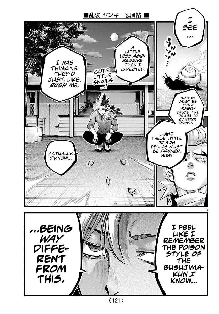 Rappa: The Delinquent Ninja Scrolls Chapter 44 page 14 - Chapter 44: Battle In The Courtyard
