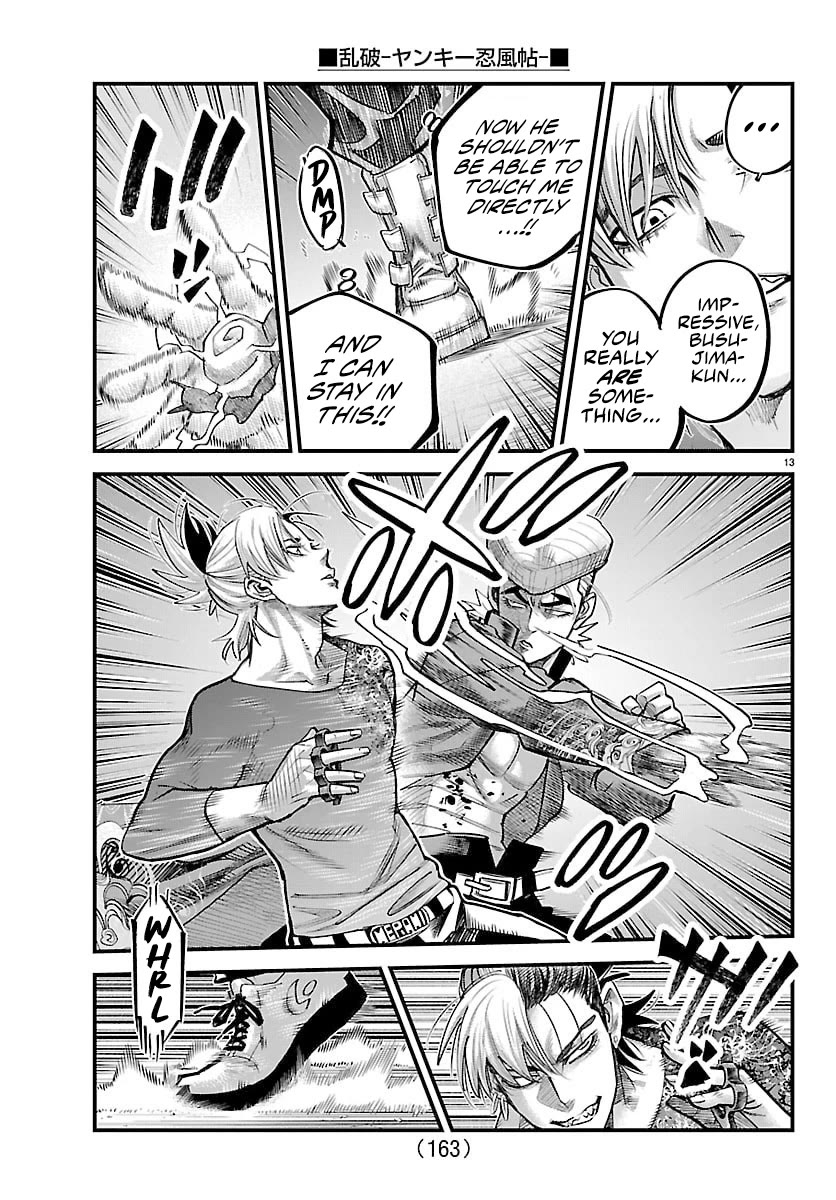Rappa: The Delinquent Ninja Scrolls Chapter 45 page 13 - Chapter 45: Poison & Iron Sand