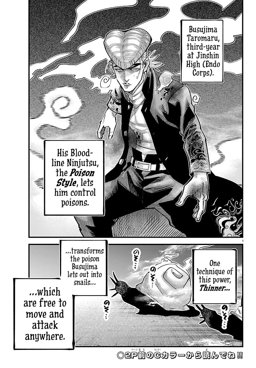 Rappa: The Delinquent Ninja Scrolls Chapter 45 page 2 - Chapter 45: Poison & Iron Sand