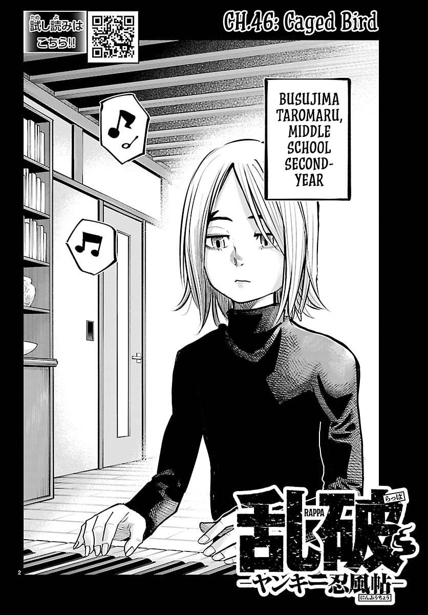 Rappa: The Delinquent Ninja Scrolls Chapter 46 page 2 - Chapter 46: Caged Bird