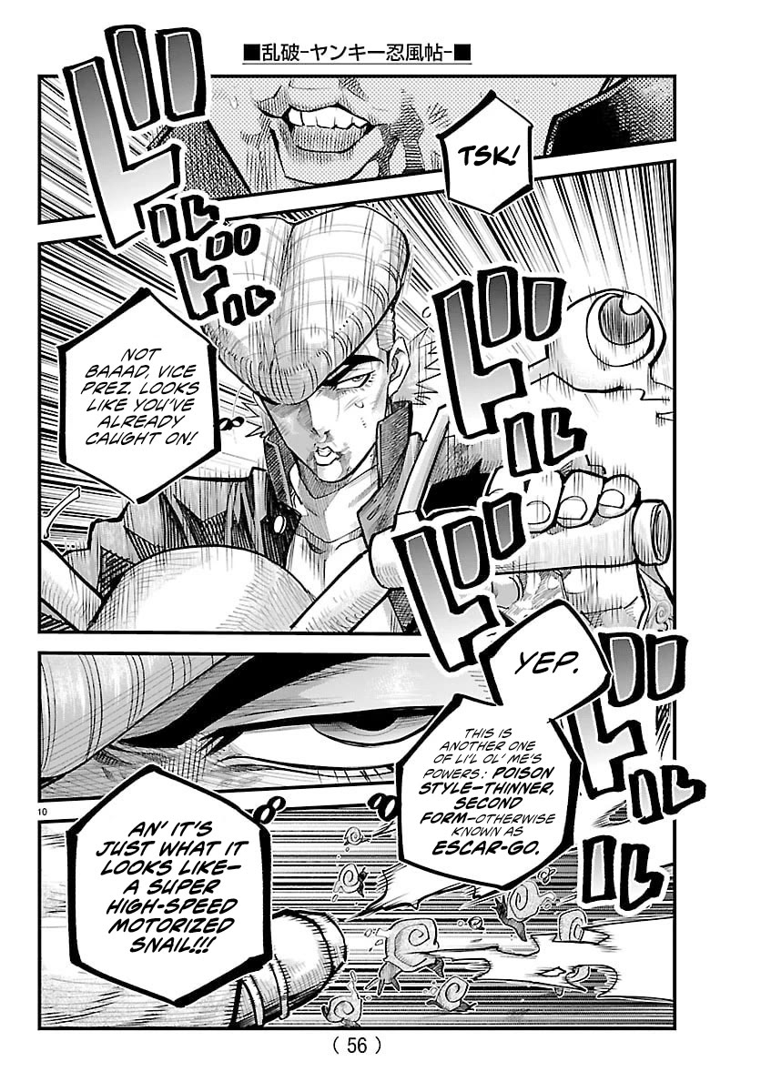 Rappa: The Delinquent Ninja Scrolls Chapter 48 page 8 - Chapter 48: Snails