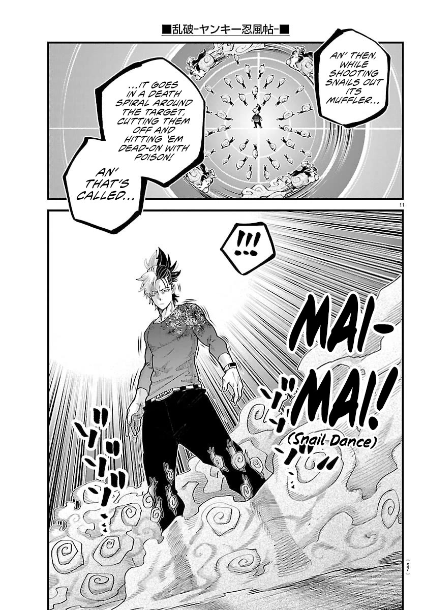 Rappa: The Delinquent Ninja Scrolls Chapter 48 page 9 - Chapter 48: Snails