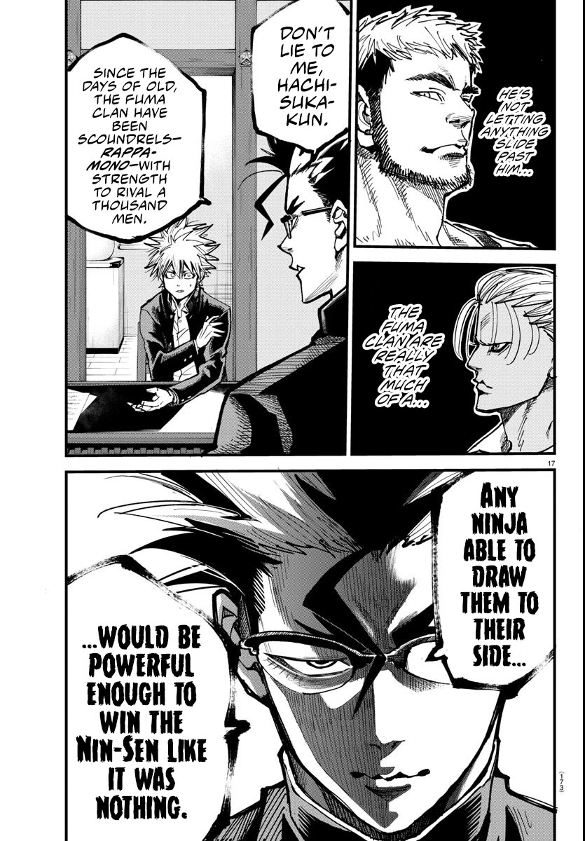 Rappa: The Delinquent Ninja Scrolls Chapter 5 page 17 - Chapter 5: Ninkuma Monjiro