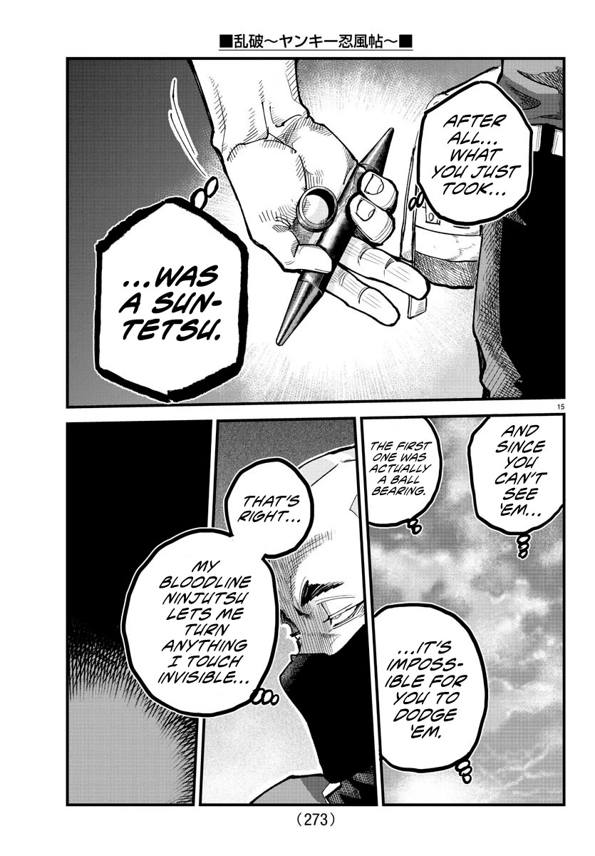 Rappa: The Delinquent Ninja Scrolls Chapter 7 page 14 - Chapter 7: Fuma Shuriken