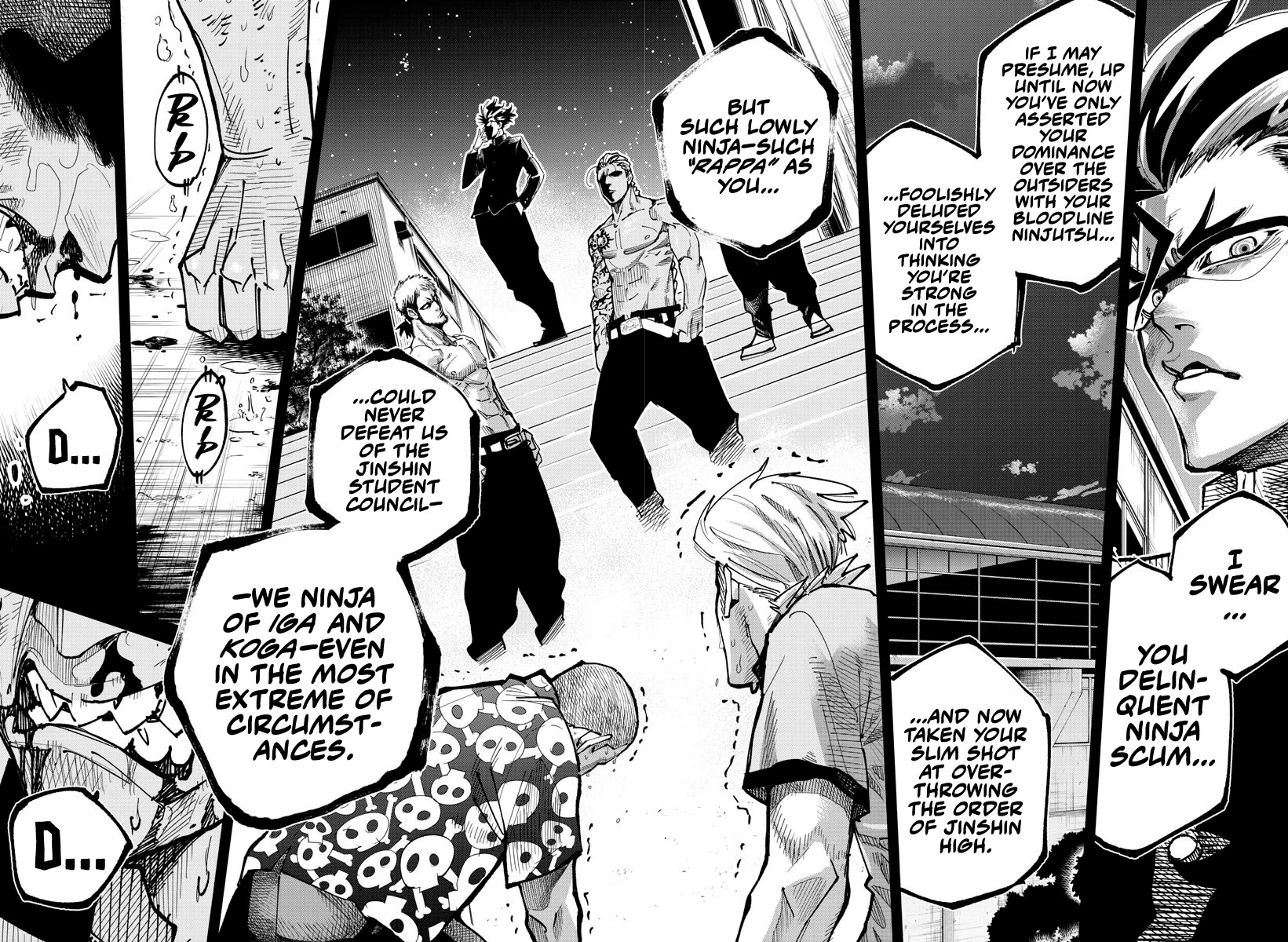 Rappa: The Delinquent Ninja Scrolls Chapter 8 page 7 - Chapter 8: Sucker