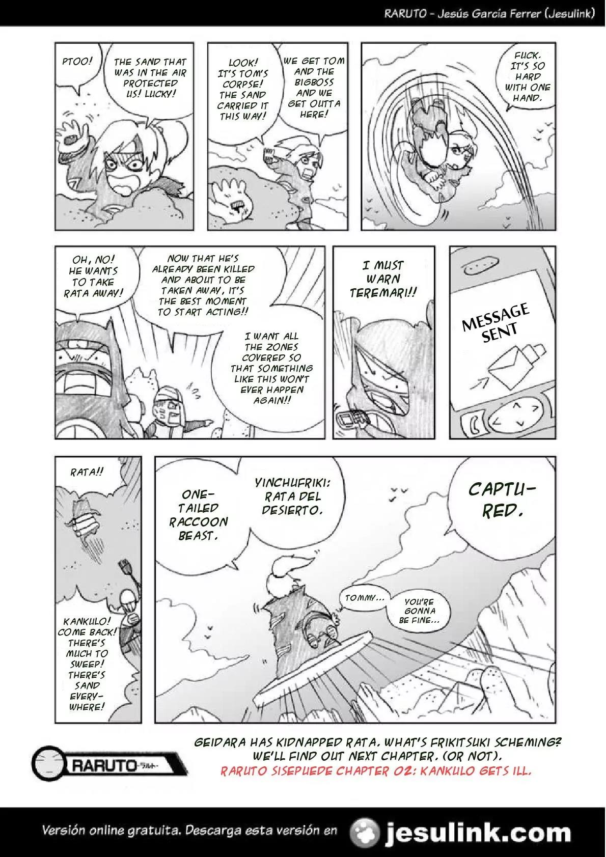 Raruto Sisepuede Chapter 1.1 page 16 - Vol.1 Chapter 1: This brings me back