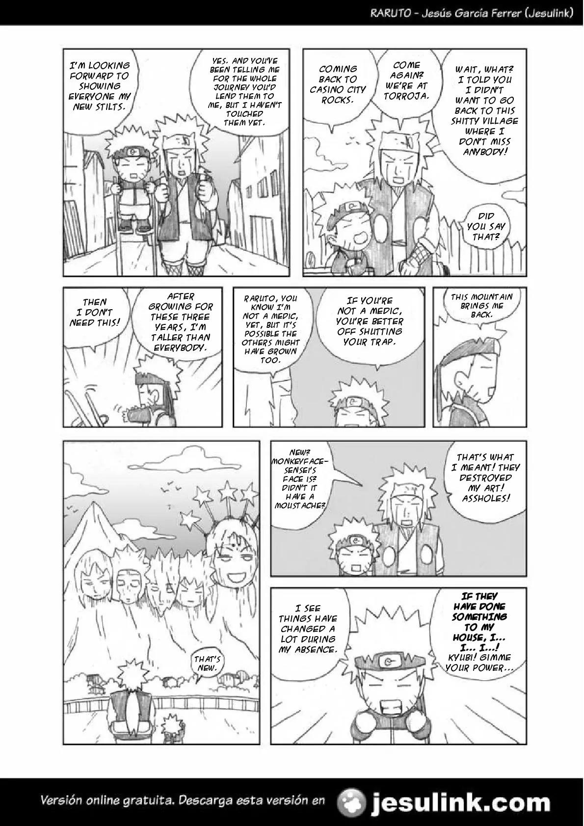 Raruto Sisepuede Chapter 1.1 page 3 - Vol.1 Chapter 1: This brings me back