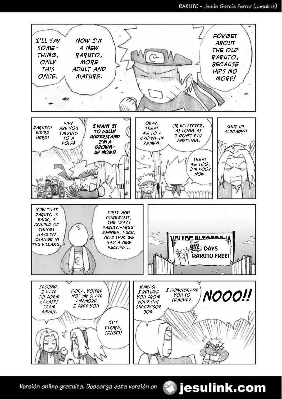 Raruto Sisepuede Chapter 1.1 page 6 - Vol.1 Chapter 1: This brings me back