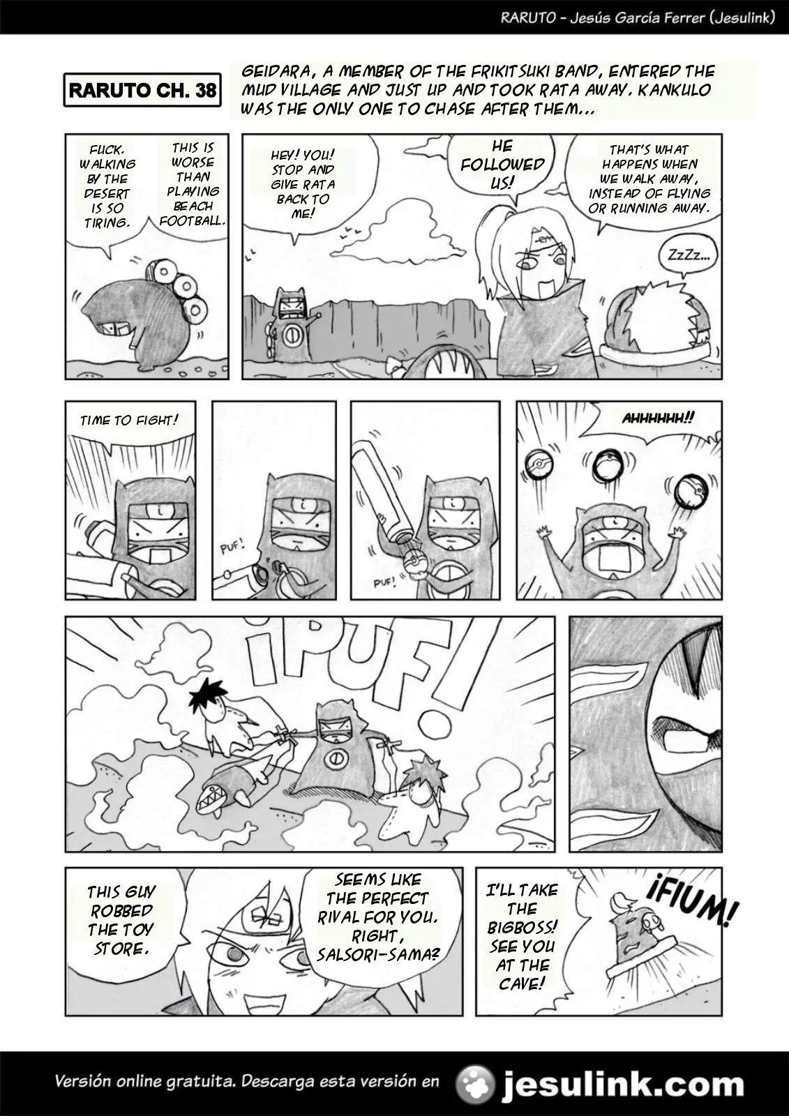 Raruto Sisepuede Chapter 1.2 page 2 - Vol.1 Chapter 2: Kankulo gets ill