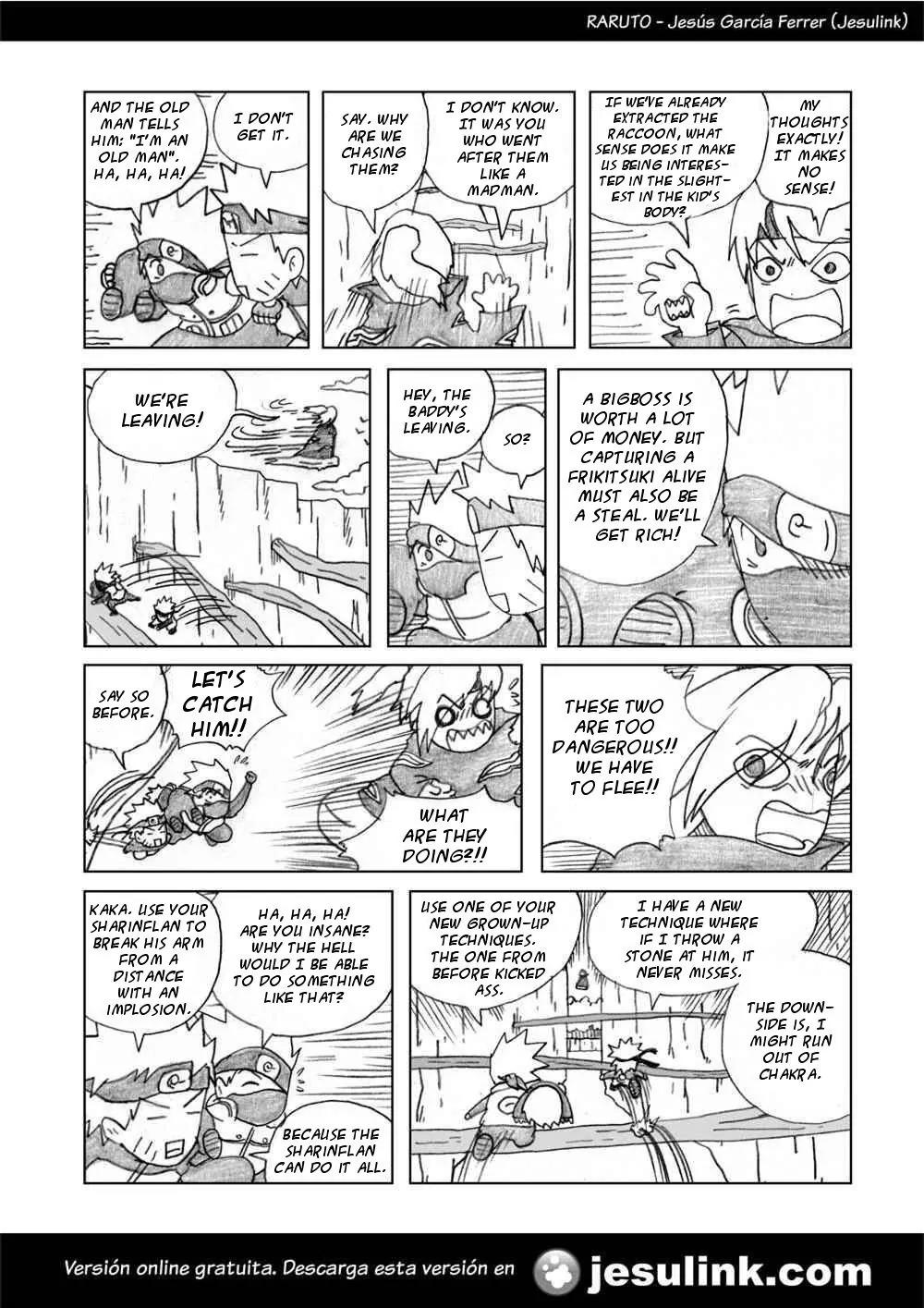 Raruto Sisepuede Chapter 1.4 page 11 - Vol.1 Chapter 4: Salsori's true face